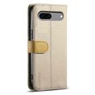 For Google Pixel 7 5G ESEBLE E11 Colorful Litchi Pattern Zipper Wallet Leather Phone Case(Khaki) - 3