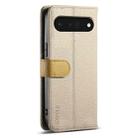 For Google Pixel 6a ESEBLE E11 Colorful Litchi Pattern Zipper Wallet Leather Phone Case(Khaki) - 3