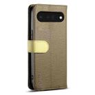 For Google Pixel 6 ESEBLE E11 Colorful Litchi Pattern Zipper Wallet Leather Phone Case(Amber Brown) - 3