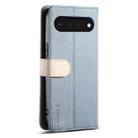 For Google Pixel 6 ESEBLE E11 Colorful Litchi Pattern Zipper Wallet Leather Phone Case(Sky Blue) - 3