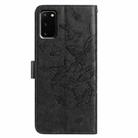 For Samsung Galaxy S20 Butterfly Flutter Pattern Embossed Leather Phone Case(Black) - 3
