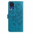 For Samsung Galaxy A03 Core Butterfly Flutter Pattern Embossed Leather Phone Case(Blue) - 3