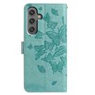For Samsung Galaxy A13 5G Butterfly Flutter Pattern Embossed Leather Phone Case(Green) - 3
