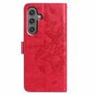 For Samsung Galaxy A13 5G Butterfly Flutter Pattern Embossed Leather Phone Case(Red) - 3
