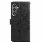 For Samsung Galaxy A13 5G Butterfly Flutter Pattern Embossed Leather Phone Case(Black) - 3