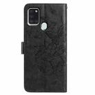 For Samsung Galaxy A21S Butterfly Flutter Pattern Embossed Leather Phone Case(Black) - 3