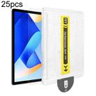 For UMIDIGI G7 Tab Pro / G9 Tab 25pcs Dust-Free Easy Install HD Tempered Glass Film - 1