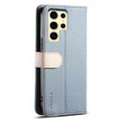 For Samsung Galaxy S23 Ultra 5G ESEBLE E11 Colorful Litchi Pattern Zipper Wallet Leather Phone Case(Sky Blue) - 3