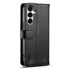 For Samsung Galaxy S23 FE 5G ESEBLE E11 Colorful Litchi Pattern Zipper Wallet Leather Phone Case(Black) - 3