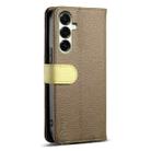 For Samsung Galaxy S23 FE 5G ESEBLE E11 Colorful Litchi Pattern Zipper Wallet Leather Phone Case(Amber Brown) - 3