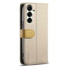 For Samsung Galaxy S23 FE 5G ESEBLE E11 Colorful Litchi Pattern Zipper Wallet Leather Phone Case(Khaki) - 3
