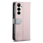 For Samsung Galaxy S23 FE 5G ESEBLE E11 Colorful Litchi Pattern Zipper Wallet Leather Phone Case(Light Purple) - 3
