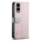 For Samsung Galaxy S25 Edge 5G ESEBLE E11 Colorful Litchi Pattern Zipper Wallet Leather Phone Case(Light Purple) - 3
