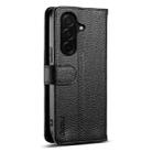 For Samsung Galaxy S25 FE 5G ESEBLE E11 Colorful Litchi Pattern Zipper Wallet Leather Phone Case(Black) - 3