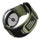 For Google Pixel Watch 3 / 2 / 1 41mm xDfind Quick Release Nylon Hook And Loop Fastener Buckle Watch Band(Green) - 1