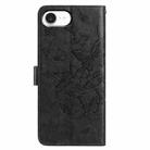 For iPhone 16e Butterfly Flutter Pattern Embossed Leather Phone Case(Black) - 3