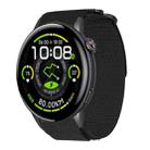 For vivo Watch 5 xDfind Quick Release Nylon Hook And Loop Fastener Buckle Watch Band(Black) - 1