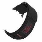 For vivo Watch 5 xDfind Quick Release Nylon Hook And Loop Fastener Buckle Watch Band(Black) - 2