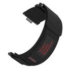 For Huawei Watch Fit3 / Fit4 / Fit4 Pro xDfind Quick Release Nylon Hook And Loop Fastener Buckle Watch Band(Black) - 2