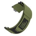 For Huawei Watch Fit3 / Fit4 / Fit4 Pro xDfind Quick Release Nylon Hook And Loop Fastener Buckle Watch Band(Green) - 2