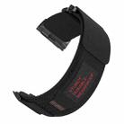 For Huawei Watch D2 xDfind Quick Release Nylon Hook And Loop Fastener Buckle Watch Band(Black) - 2