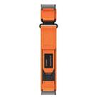 For Huawei Watch D2 xDfind Quick Release Nylon Hook And Loop Fastener Buckle Watch Band(Orange) - 3