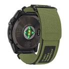 For Garmin Fenix 8/7S/6S/5S 20mm xDfind Quick Release Nylon Hook And Loop Fastener Buckle Watch Band(Green) - 2