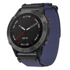 For Garmin Fenix 8/7S/6S/5S 20mm xDfind Quick Release Nylon Hook And Loop Fastener Buckle Watch Band(Blue) - 1