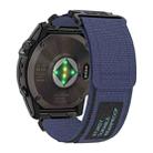 For Garmin Fenix 8/7/6/5 22mm xDfind Quick Release Nylon Hook And Loop Fastener Buckle Watch Band(Blue) - 2