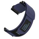 For Garmin Fenix 8/7/6/5 22mm xDfind Quick Release Nylon Hook And Loop Fastener Buckle Watch Band(Blue) - 3