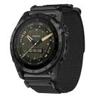 For Garmin Fenix 8/7X/6X/5X 26mm xDfind Quick Release Nylon Hook And Loop Fastener Buckle Watch Band(Black) - 1