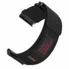 For Garmin Fenix 8/7X/6X/5X 26mm xDfind Quick Release Nylon Hook And Loop Fastener Buckle Watch Band(Black) - 3