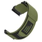 For Garmin Fenix 8/7X/6X/5X 26mm xDfind Quick Release Nylon Hook And Loop Fastener Buckle Watch Band(Green) - 3