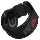 For Samsung Galaxy Watch 7 / 6 / 5 / 4 xDfind Quick Release Nylon Hook And Loop Fastener Buckle Watch Band(Black) - 1