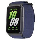 For Samsung Galaxy Fit3 xDfind Quick Release Nylon Hook And Loop Fastener Buckle Watch Band(Blue) - 1