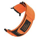 For Samsung Galaxy Watch Ultra 47mm xDfind Quick Release Nylon Hook And Loop Fastener Buckle Watch Band(Orange) - 2