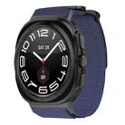 For Samsung Galaxy Watch Ultra 47mm xDfind Quick Release Nylon Hook And Loop Fastener Buckle Watch Band(Blue) - 1