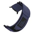 For Samsung Galaxy Watch Ultra 47mm xDfind Quick Release Nylon Hook And Loop Fastener Buckle Watch Band(Blue) - 2
