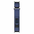 For Samsung Galaxy Watch Ultra 47mm xDfind Quick Release Nylon Hook And Loop Fastener Buckle Watch Band(Blue) - 3
