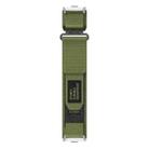 For Xiaomi Smart Band 9 / 8 / Redmi Watch 5 / 4 xDfind Quick Release Nylon Hook And Loop Fastener Buckle Watch Band(Green) - 2