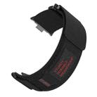 For Xiaomi Redmi Watch 3 Active / Lite xDfind Quick Release Nylon Hook And Loop Fastener Buckle Watch Band(Black) - 2