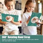 For Samsung Galaxy Tab S10 FE+ Rotatable Kickstand Grip Heavy Duty Hard Rugged Tablet Case(Emerald Green) - 3