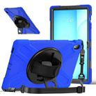 For Samsung Galaxy Tab S10 FE+ Rotatable Kickstand Grip Heavy Duty Hard Rugged Tablet Case(Blue) - 2