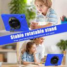 For Samsung Galaxy Tab S10 FE+ Rotatable Kickstand Grip Heavy Duty Hard Rugged Tablet Case(Blue) - 4