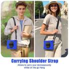 For Samsung Galaxy Tab S10 FE+ Rotatable Kickstand Grip Heavy Duty Hard Rugged Tablet Case(Blue) - 5