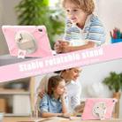 For Samsung Galaxy Tab S10 FE+ Rotatable Kickstand Grip Heavy Duty Hard Rugged Tablet Case(Cherry Pink) - 4