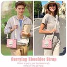 For Samsung Galaxy Tab S10 FE+ Rotatable Kickstand Grip Heavy Duty Hard Rugged Tablet Case(Cherry Pink) - 5