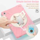 For Samsung Galaxy Tab S10 FE+ Rotatable Kickstand Grip Heavy Duty Hard Rugged Tablet Case(Cherry Pink) - 6