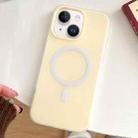 For iPhone 14 Skin Feel MagSafe Magnetic PC Hybrid TPU Phone Case(Yellow) - 1