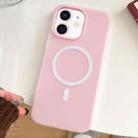 For iPhone 11 Skin Feel MagSafe Magnetic PC Hybrid TPU Phone Case(Light Pink) - 1